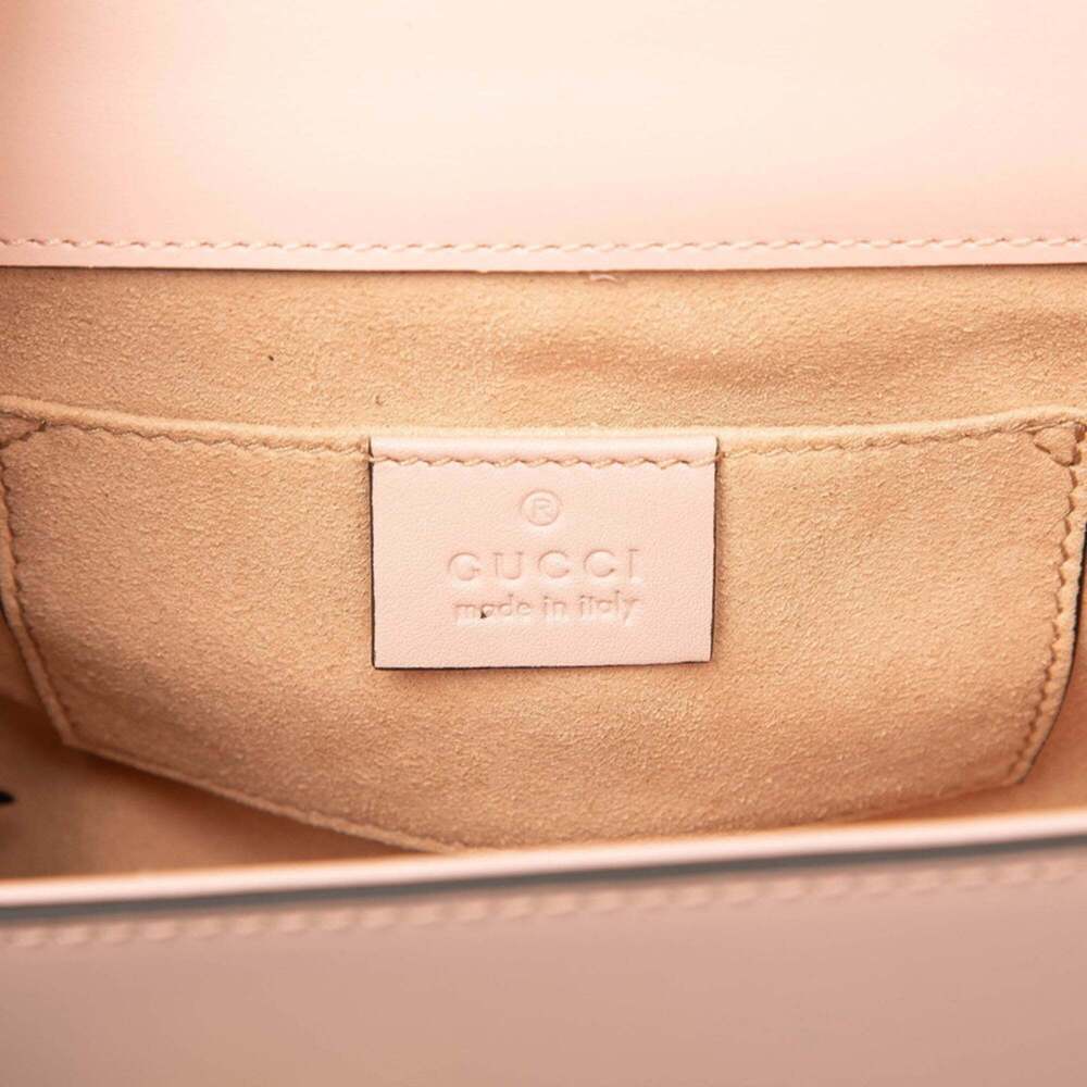 GUCCI Pink Leather Shoulder Bag - Picture 5 of 6